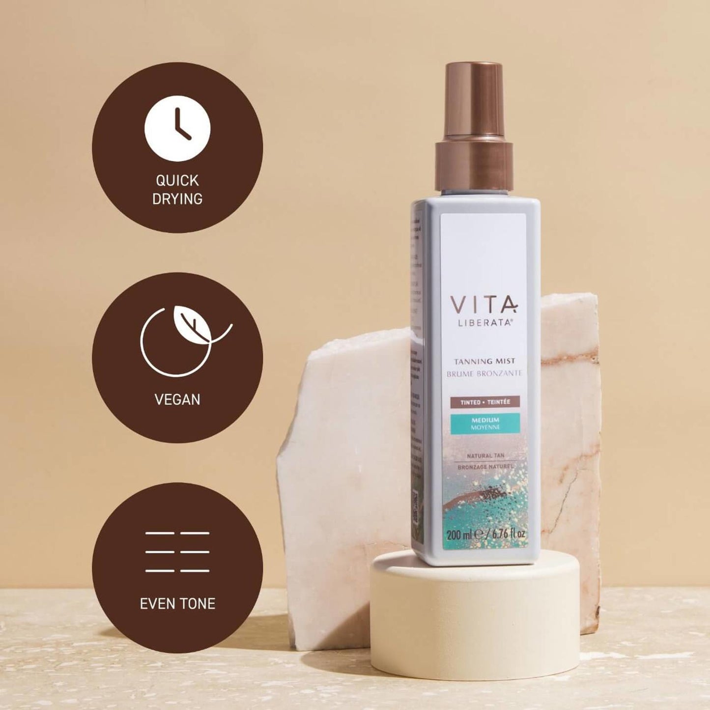 Vita Liberata - Organic Tanning Mist - Instant Glow & Hydration