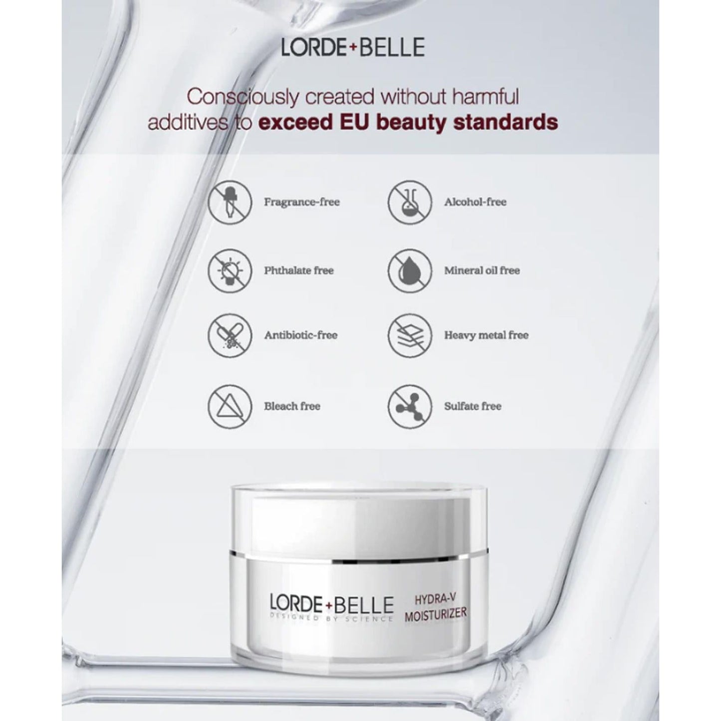 Lorde + Belle Hydra-V Moisturizer - 24-Hour Hydration Cream
