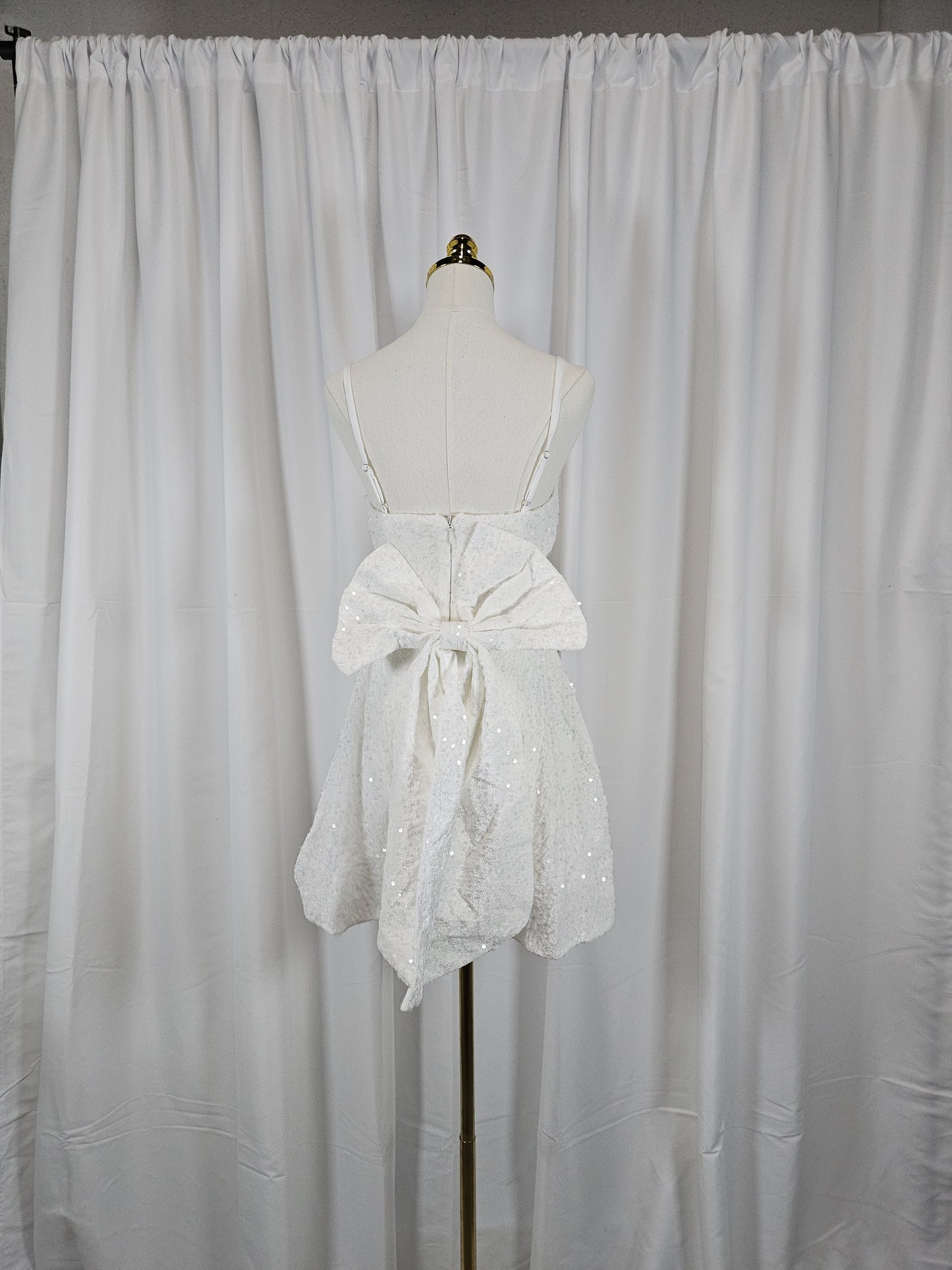 Sparkle & Shine: The Dazzling Little White Dress