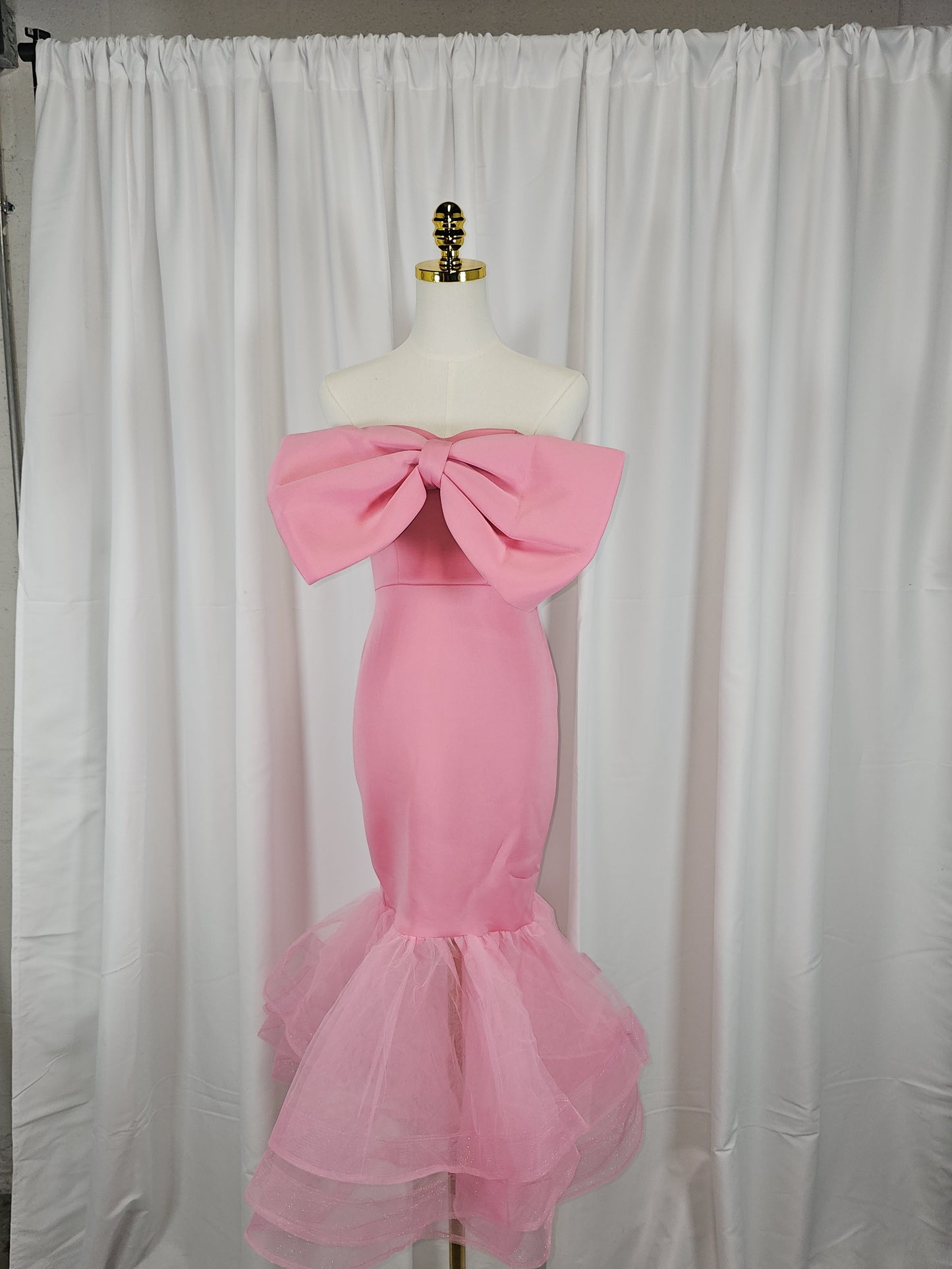 Pink Perfection: The Tulle-Tastic Mermaid Dress