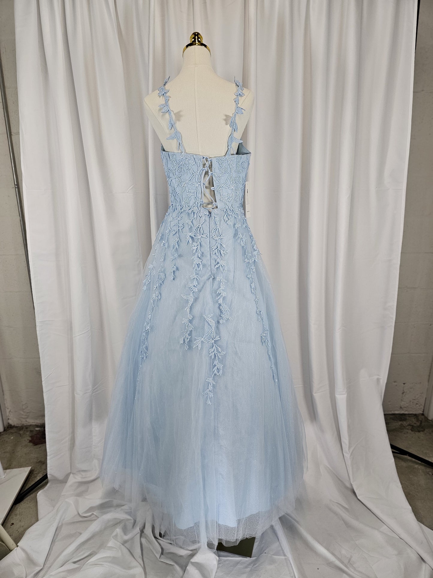 Sky-Blue Daydream Maxi Dress: Float into Style!