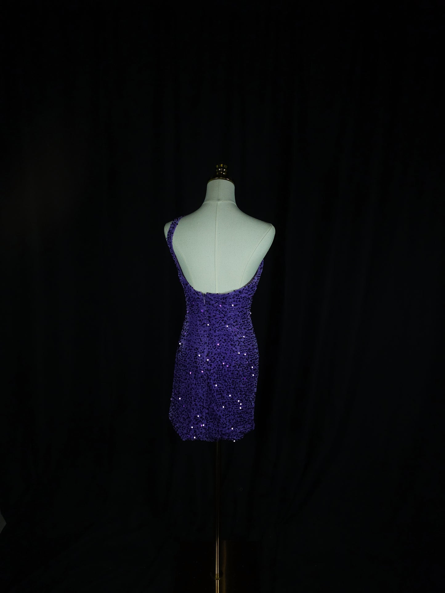 Twinkle Twilight One-Shoulder Party Dress