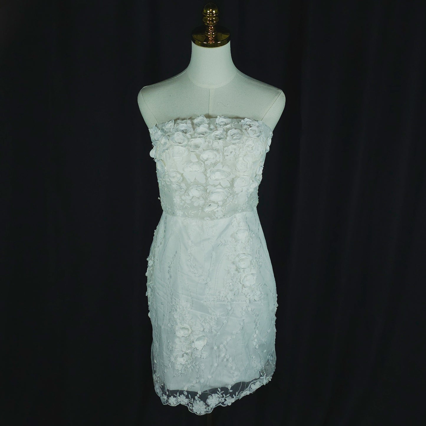 Whimsical White Lace Dream Wedding/Redeption Dress – Float Into Style!