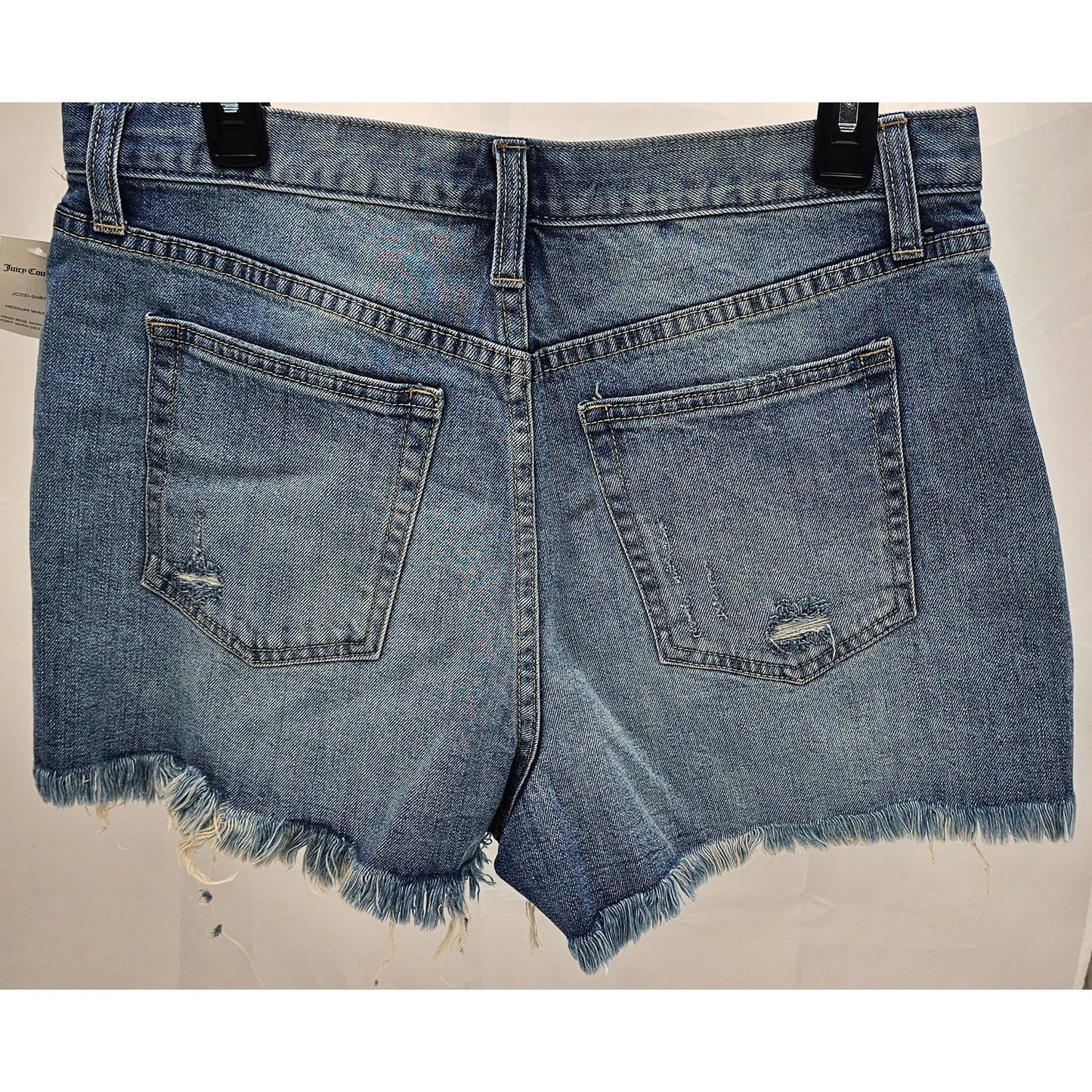 Juicy Couture Distressed Denim Shorts - Your New Summer BFFs/32"