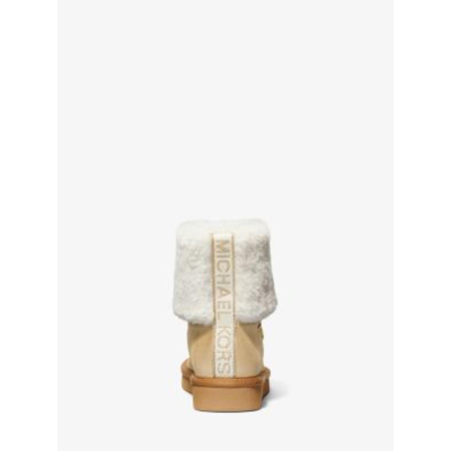Michael Kors Julia Faux Fur Trim Metallic Leather Boot/8