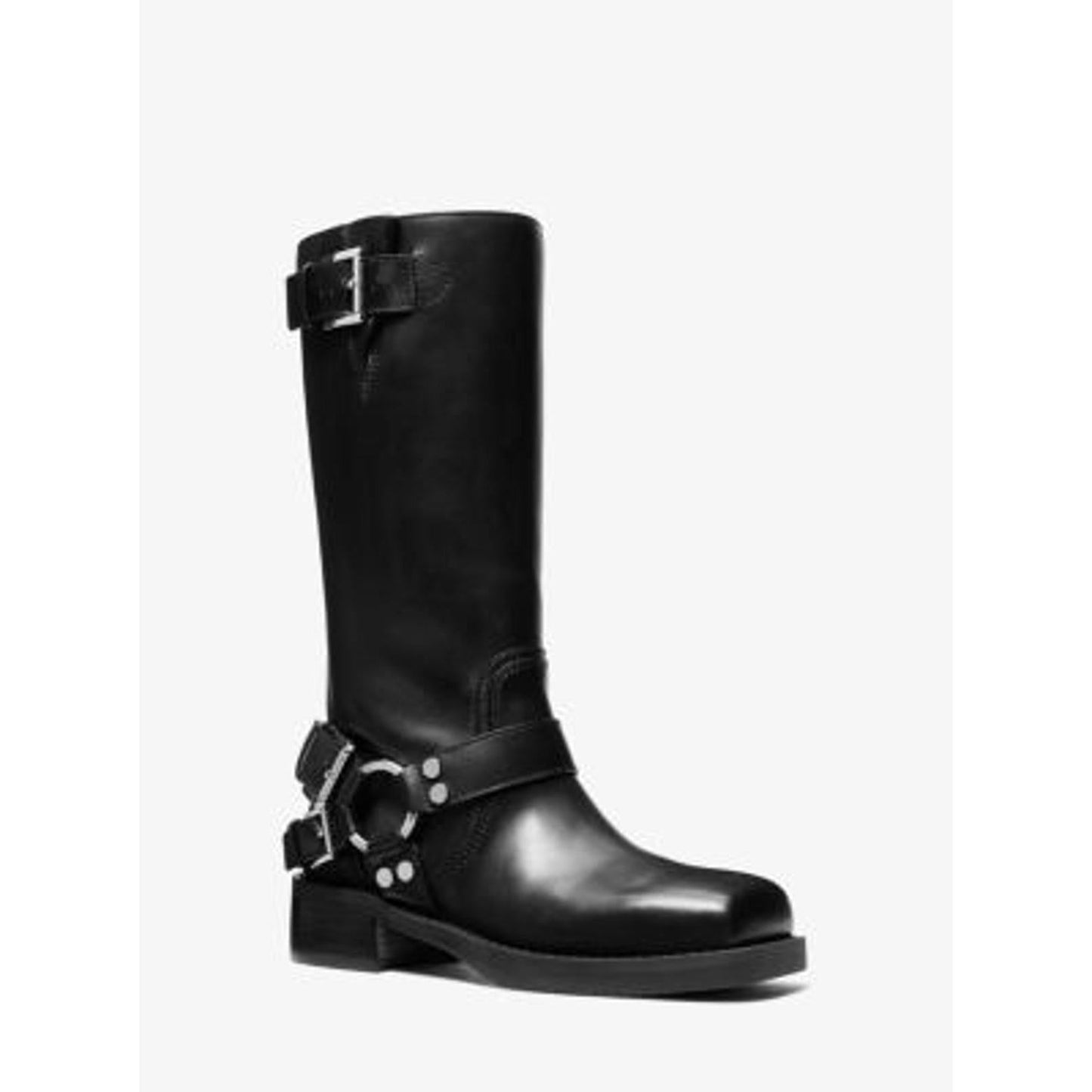 Michael Kors Crosby Leather Moto Boot/6.5