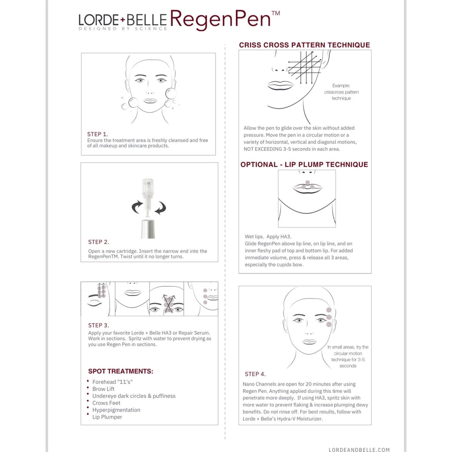 Lorde + Belle RegenPen™ Skincare Device Kit