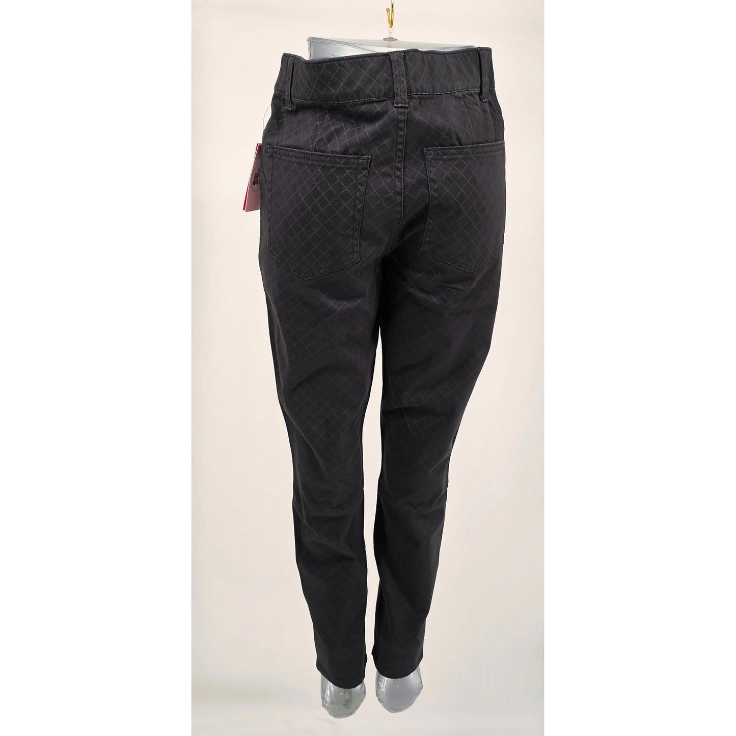 Juicy Couture Women's Corduroy Pants - Comfy & Classy! Printed Black Diamonds/14