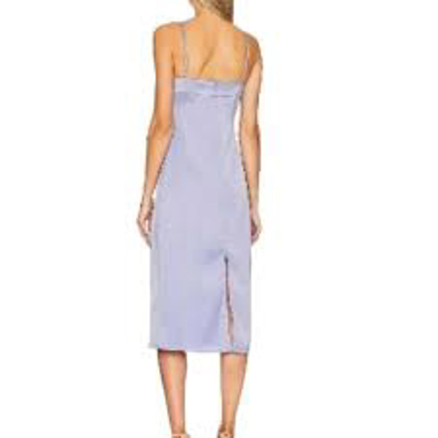 Elegant Lilac Cowl Neck Slip Dress