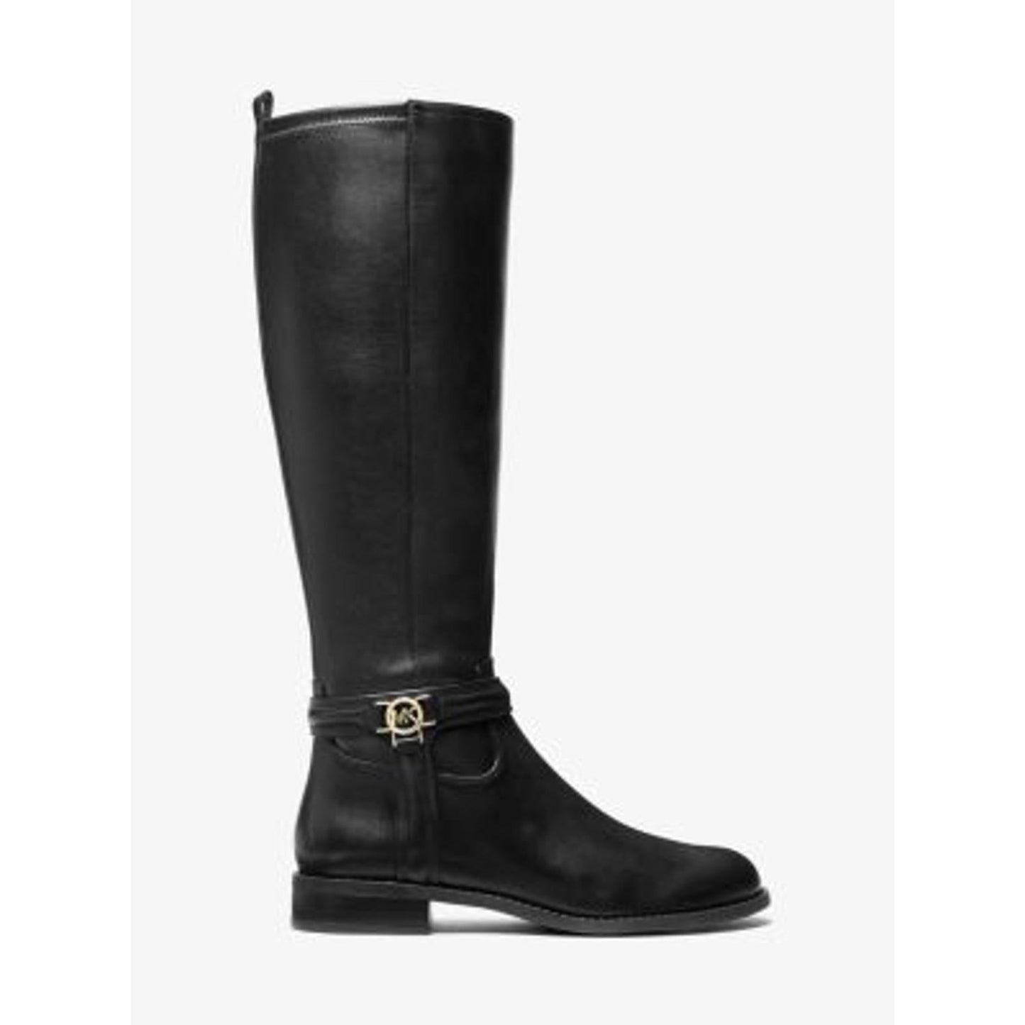 Michael Kors Mindy Leather and Signature Logo Trim Boot/7M