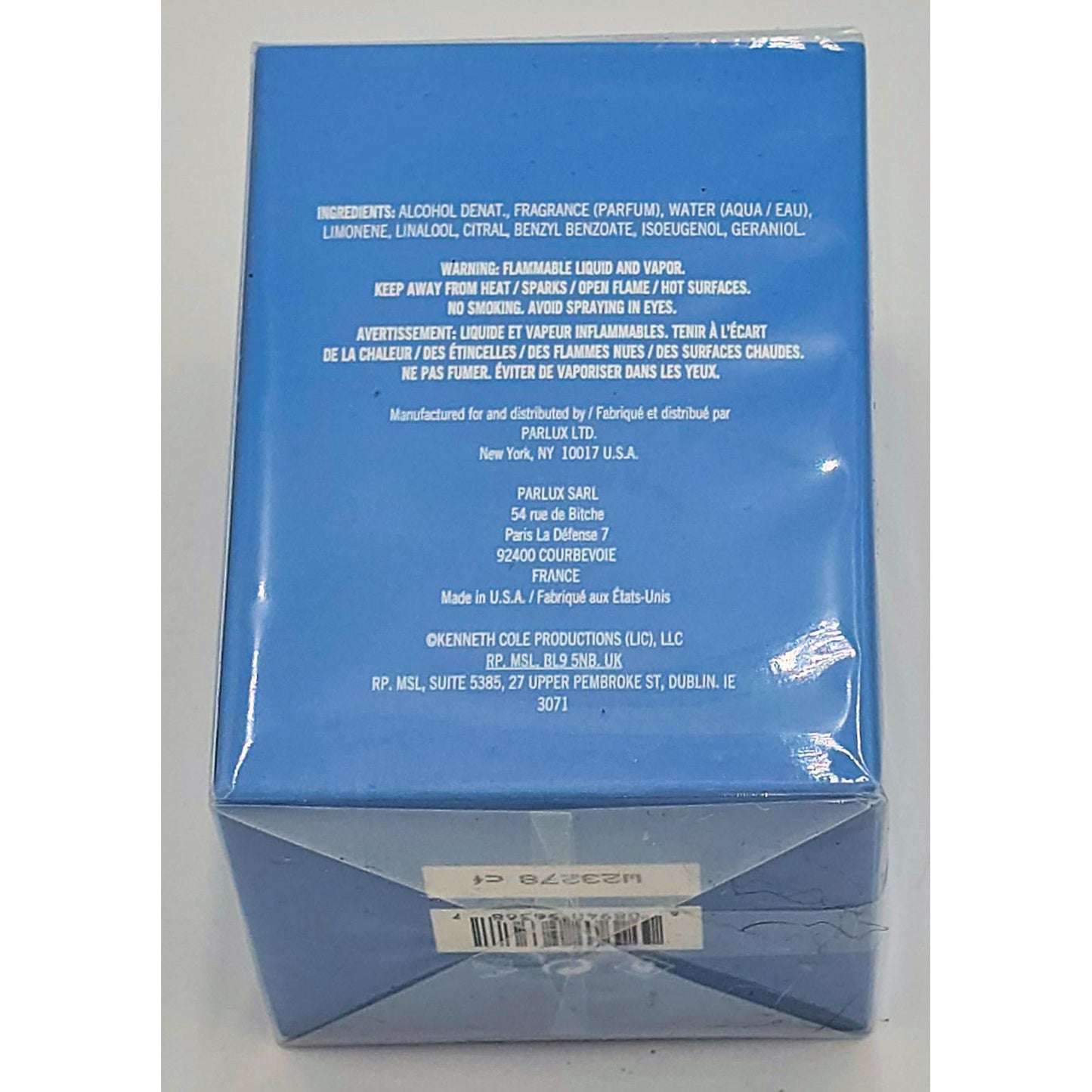 Kenneth Cole Blue Eau de Toilette Spray 3.4 FL OZ / 100 mL