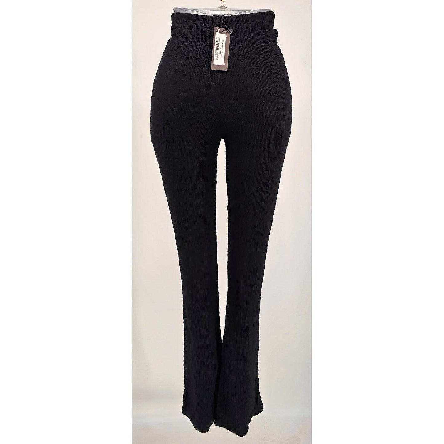PrettyLittleThing Sleek Black High-Waisted Casual Pants - Your New Leg Day MVP/2