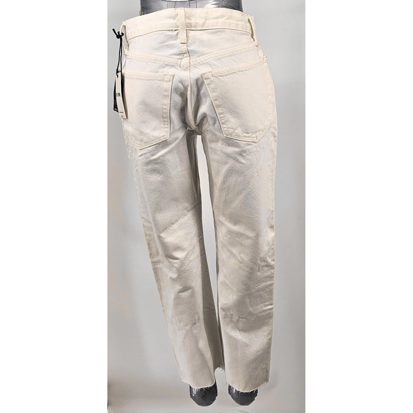 Re/Done Classic Creamy White Men's Jeans - The Pants That Whisper Style