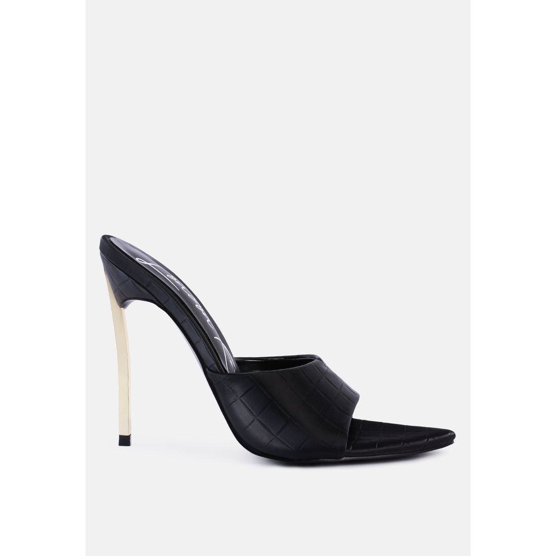 Bottoms Up Strappy Slip On Stiletto Heels-6
