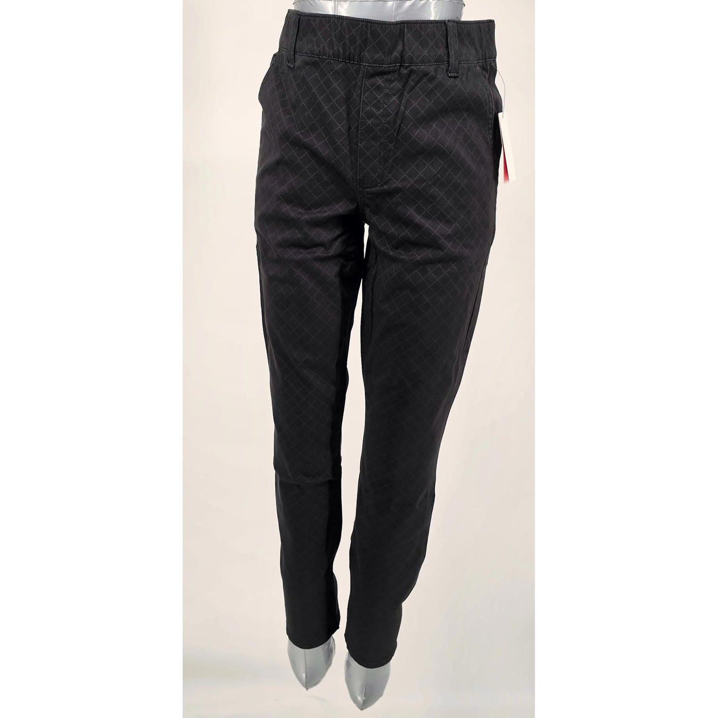 Juicy Couture Women's Corduroy Pants - Comfy & Classy! Printed Black Diamonds/8