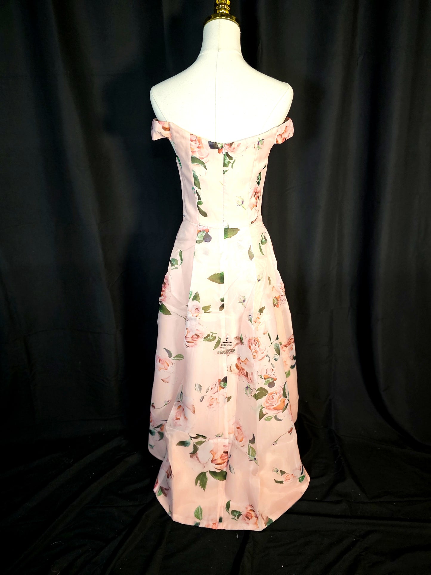 Blossom & Flutter Off-Shoulder Party Dress