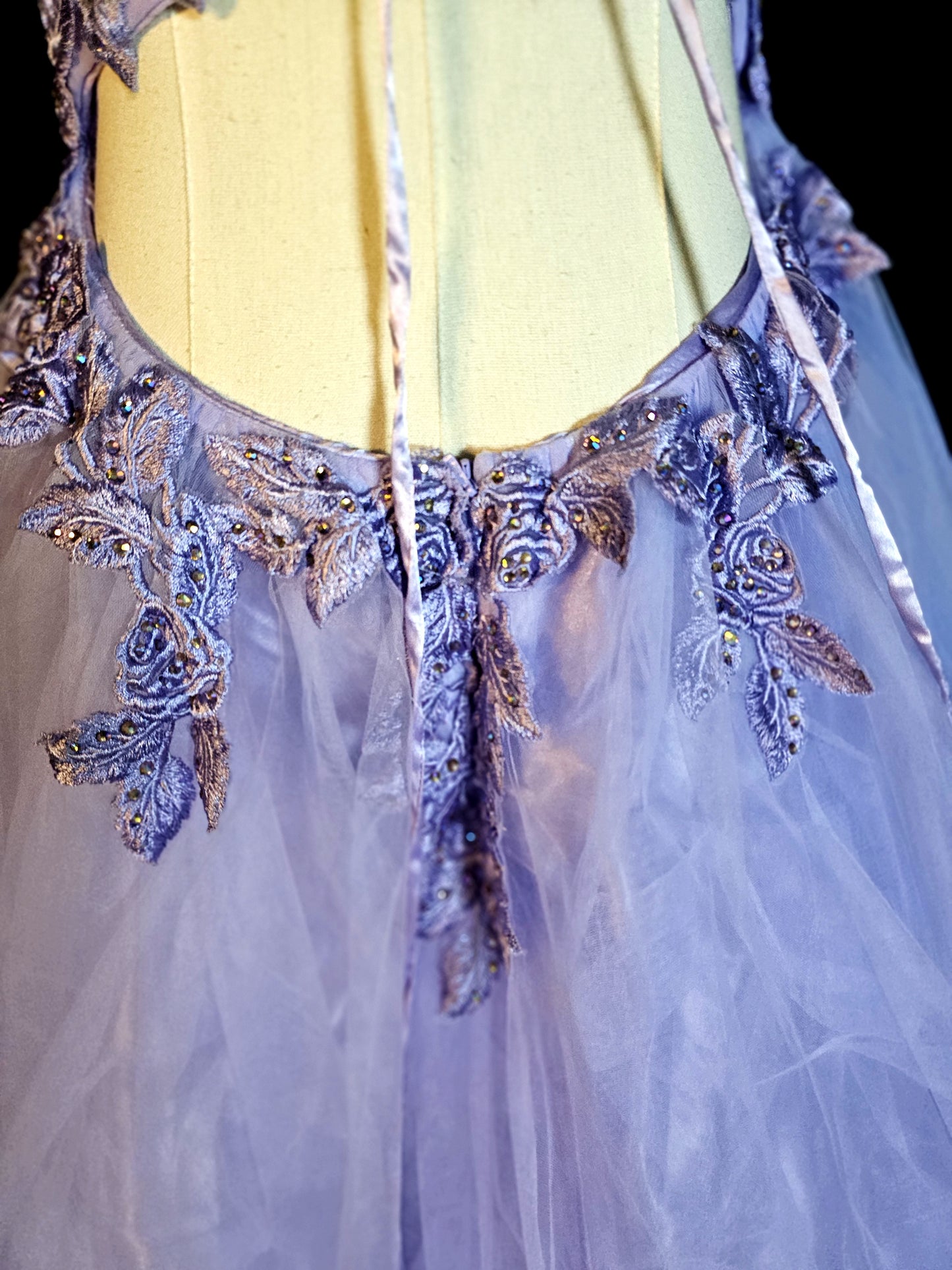 Lavender Dreamscape Ball Gown: Dance Like No One's Watching!