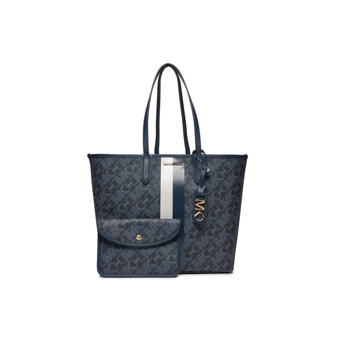 Michael Kors Signature Tote Bag with Detachable Pouch