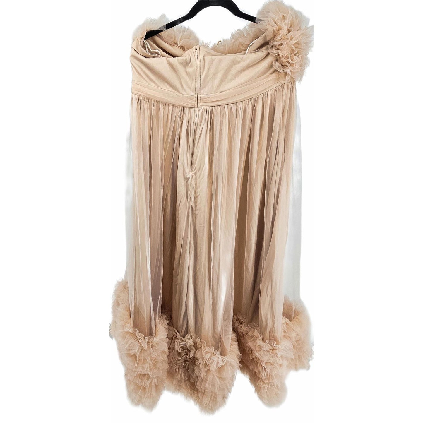 Fluffy Dream Strapless Dress - The Ultimate Cloud Nine Experience