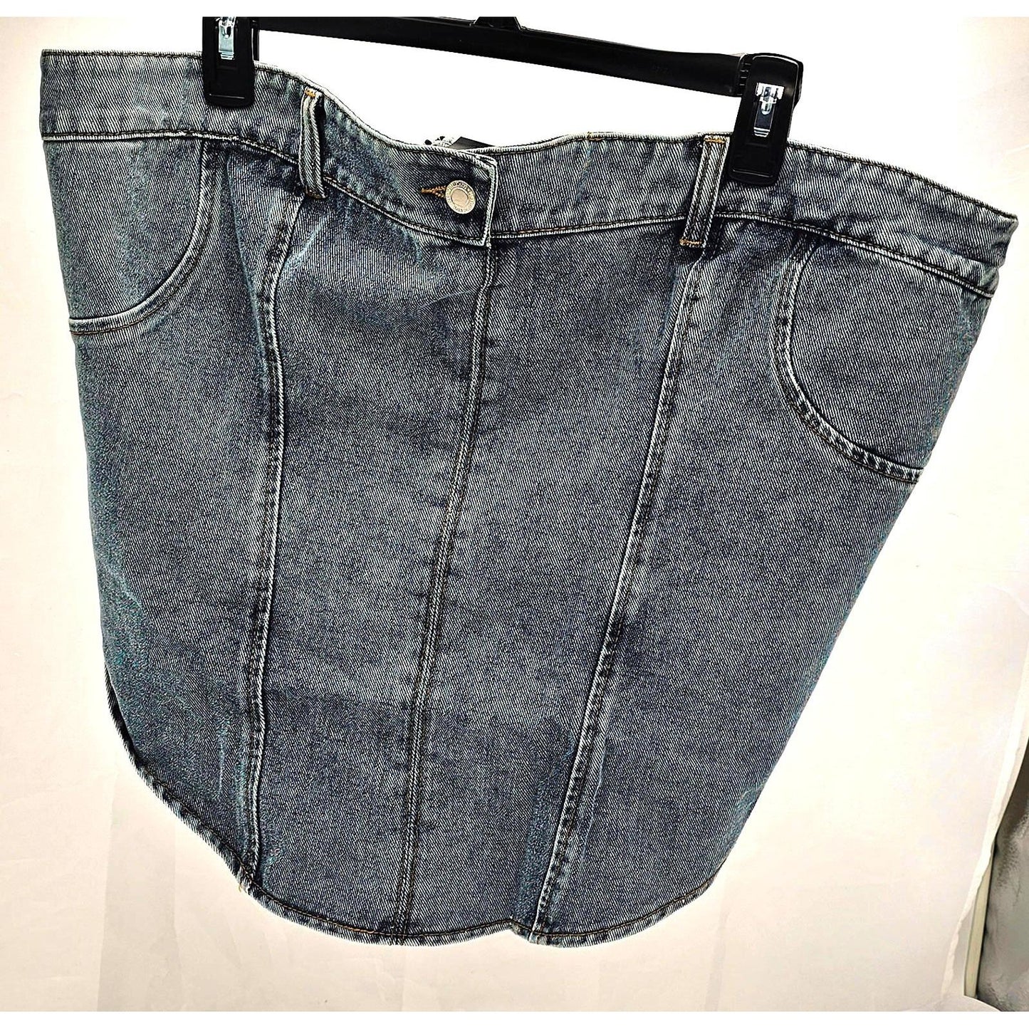 Juicy Couture Sassy Denim Shirt with a Surprise Zip Back /22W