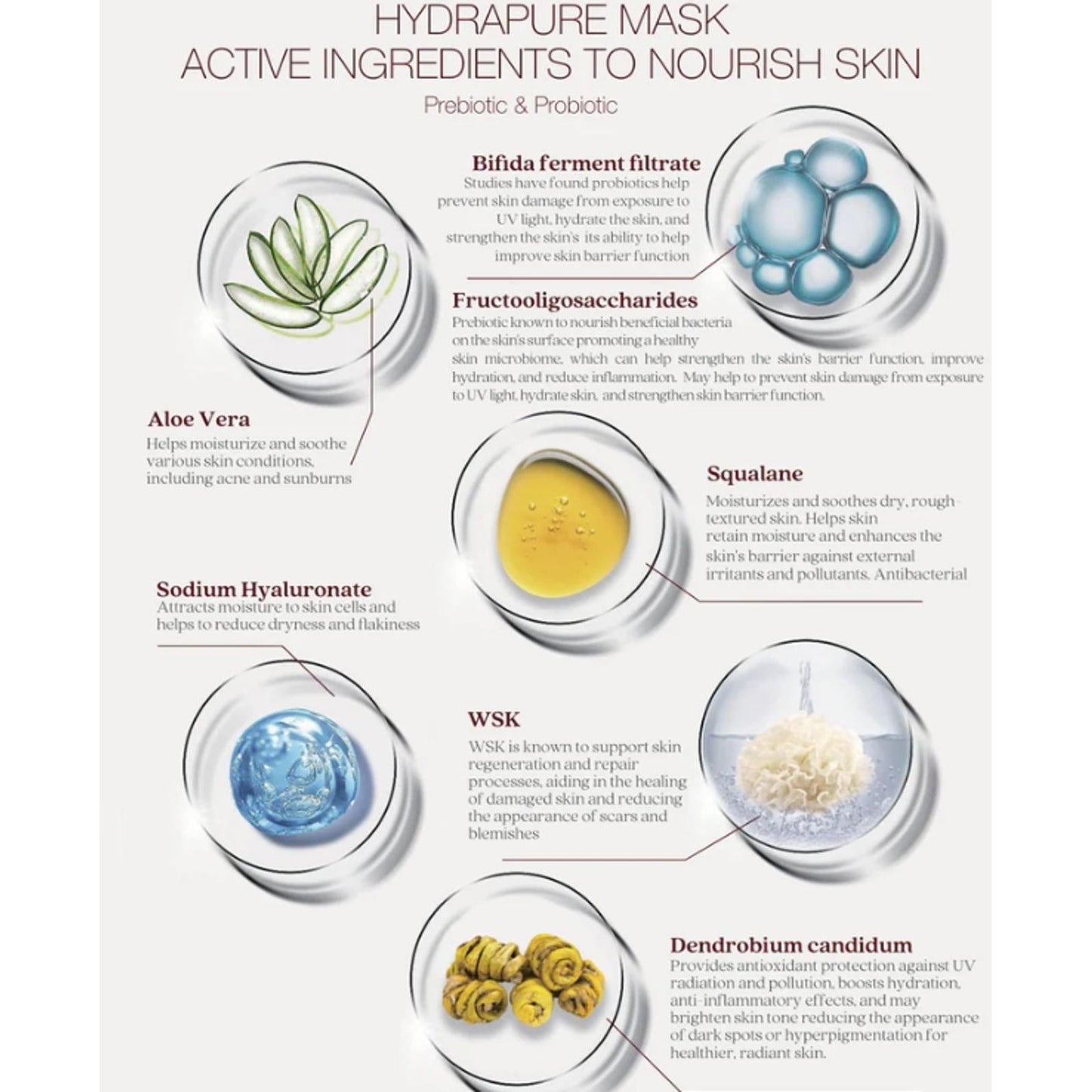 Lorde + Belle HydraPure Mask - 8 Pack - Advanced Hydration & Nourishment
