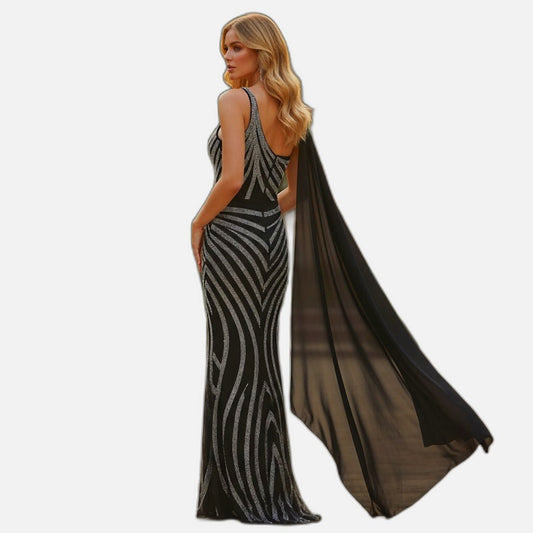 Glamour Wave: The One-Sleeved Stunner for Every Occasion