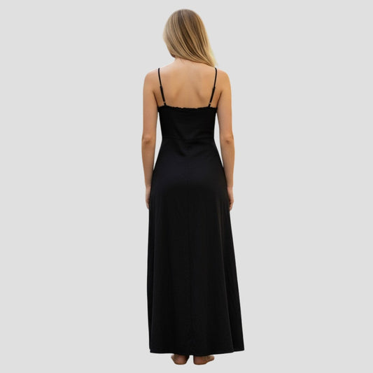 Sleek Siren Black Dress: Dare to Dazzle!