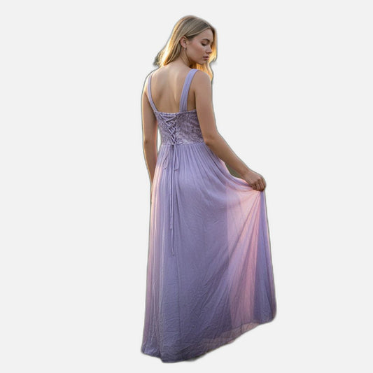 Sequined Party Dress - Lavender Twilight Dreams