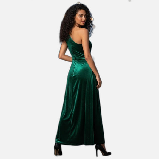 Gorgeous Satin Draped Dress