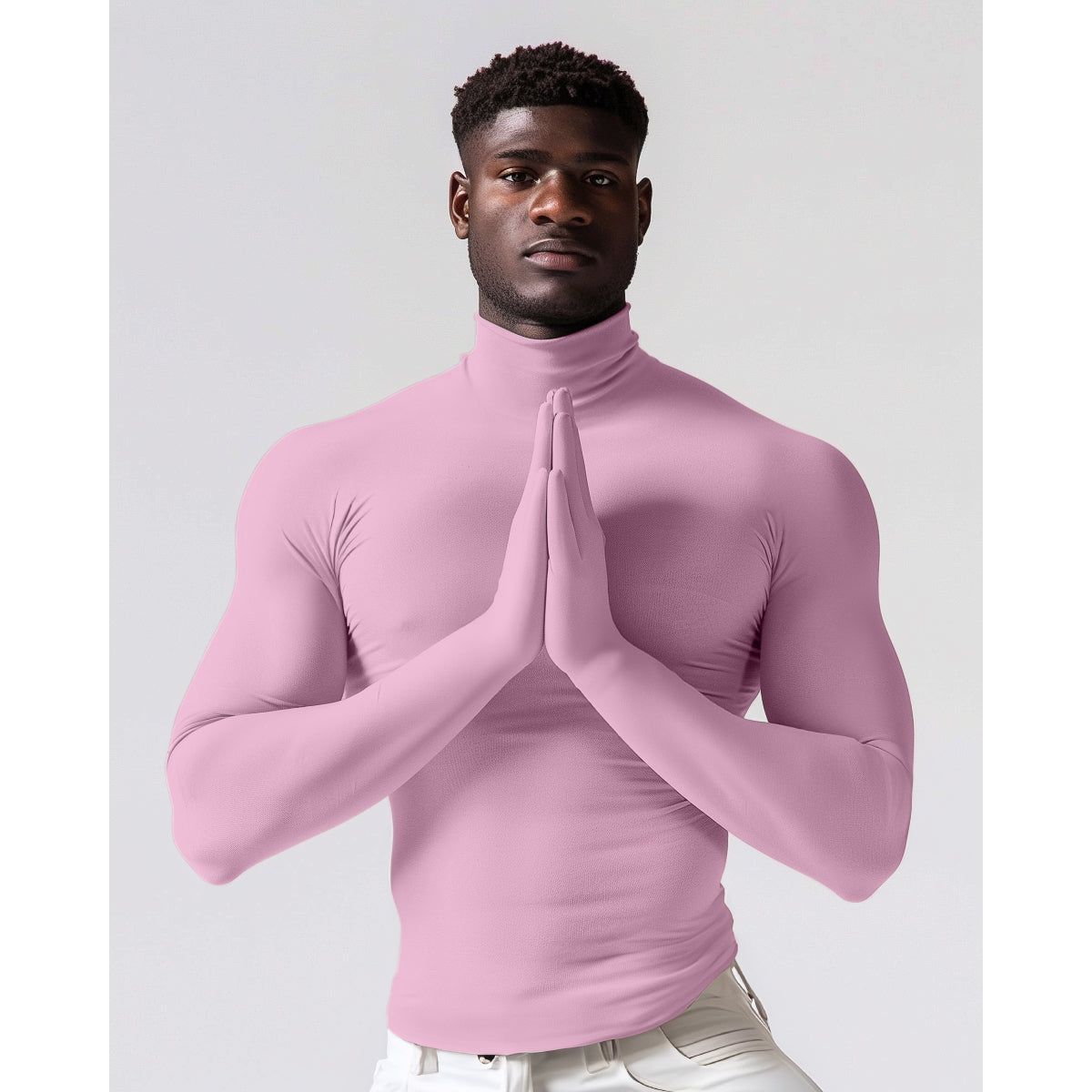 Second Skin Armsocks Shirt - Light Pink-1