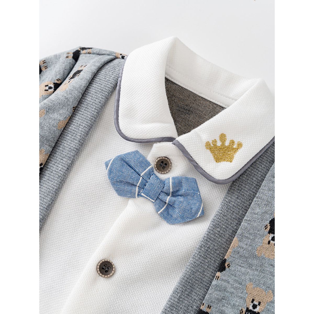 Autumn One Piece Romper For Baby Boy-3
