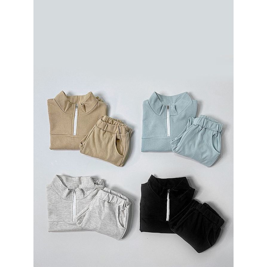 Baby Fashion Simply Style Hoodies Two Pieces Sets-1