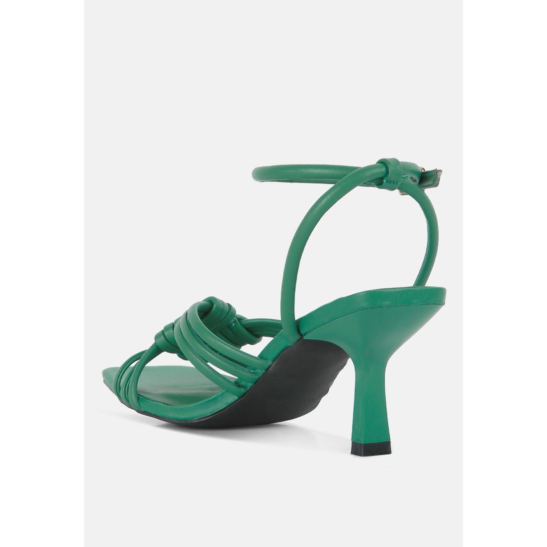 Weekend Pick Box Knot Pin Heel Sandals-2