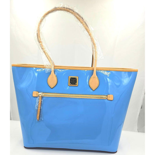 Dooney & Bourke Large Patent Leather Tote-Your Essentials Deserve a Glossy Ride!