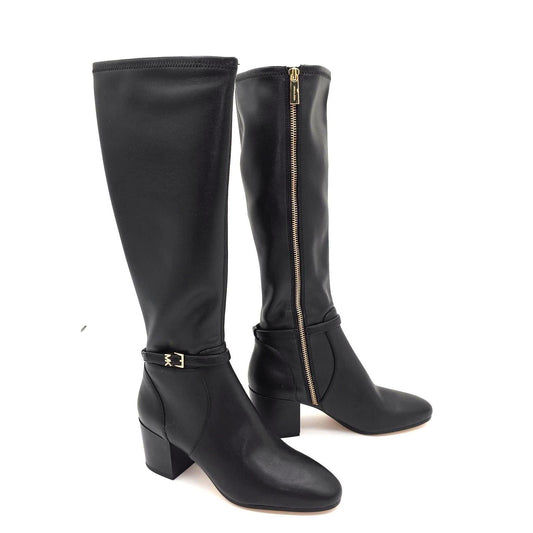 Michael Kors Outlet Ella Block Heel Boot 9 Wide