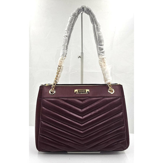 Michael Kors Quilted Shoulder Bag - Purple Perfection