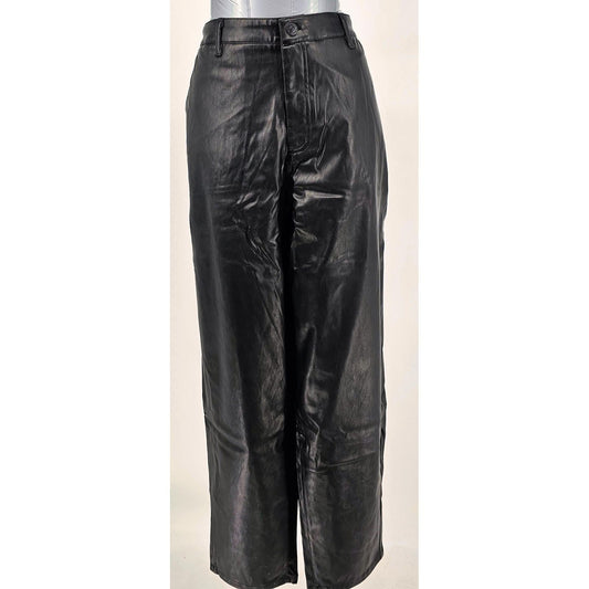 Juicy Couture Sleek Women's Faux Leather Pants - Channel Your Inner Rockstar/20W