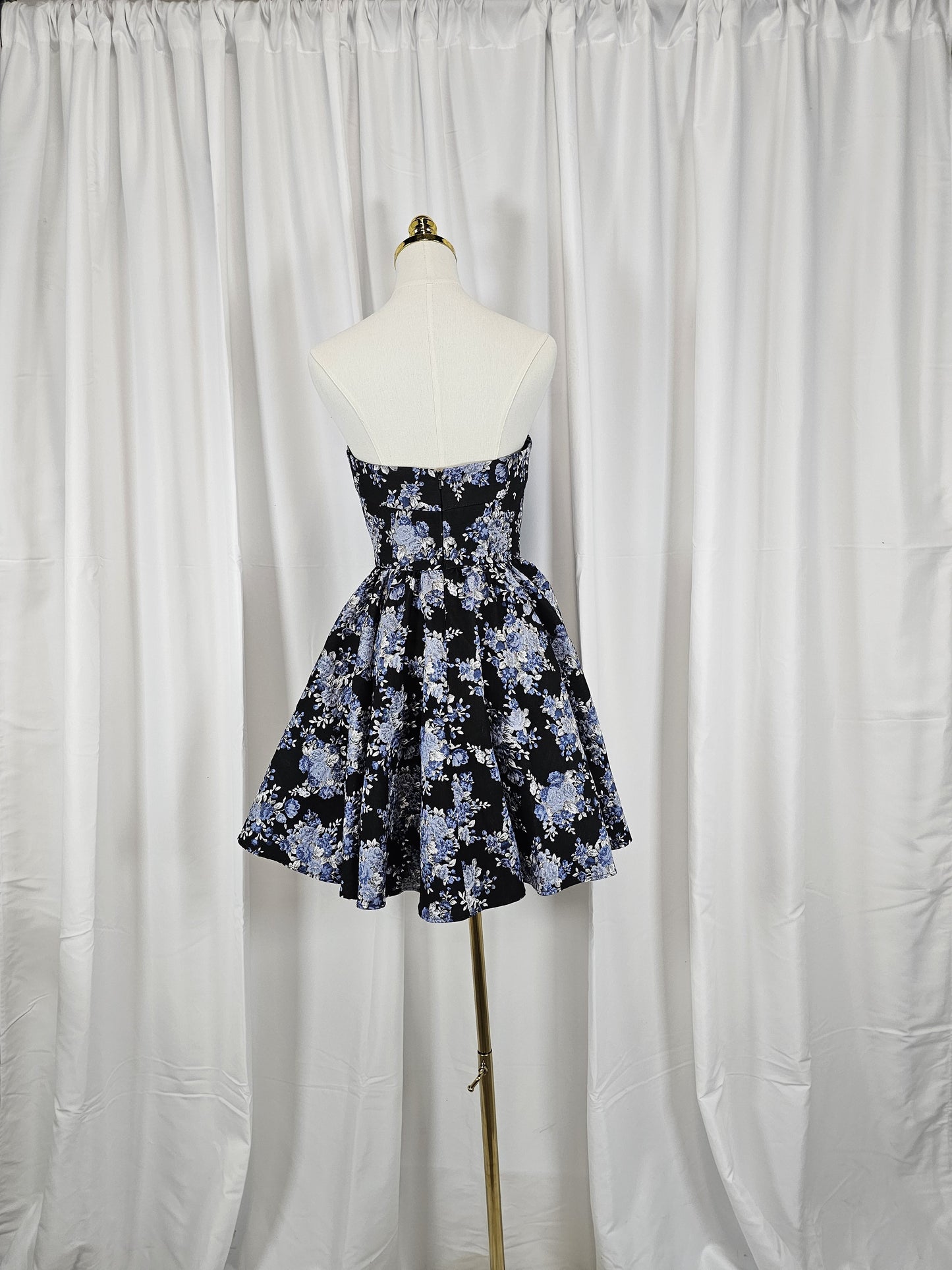 Floral Fantasy Fit-and-Flare Dress: Where Elegance Blooms