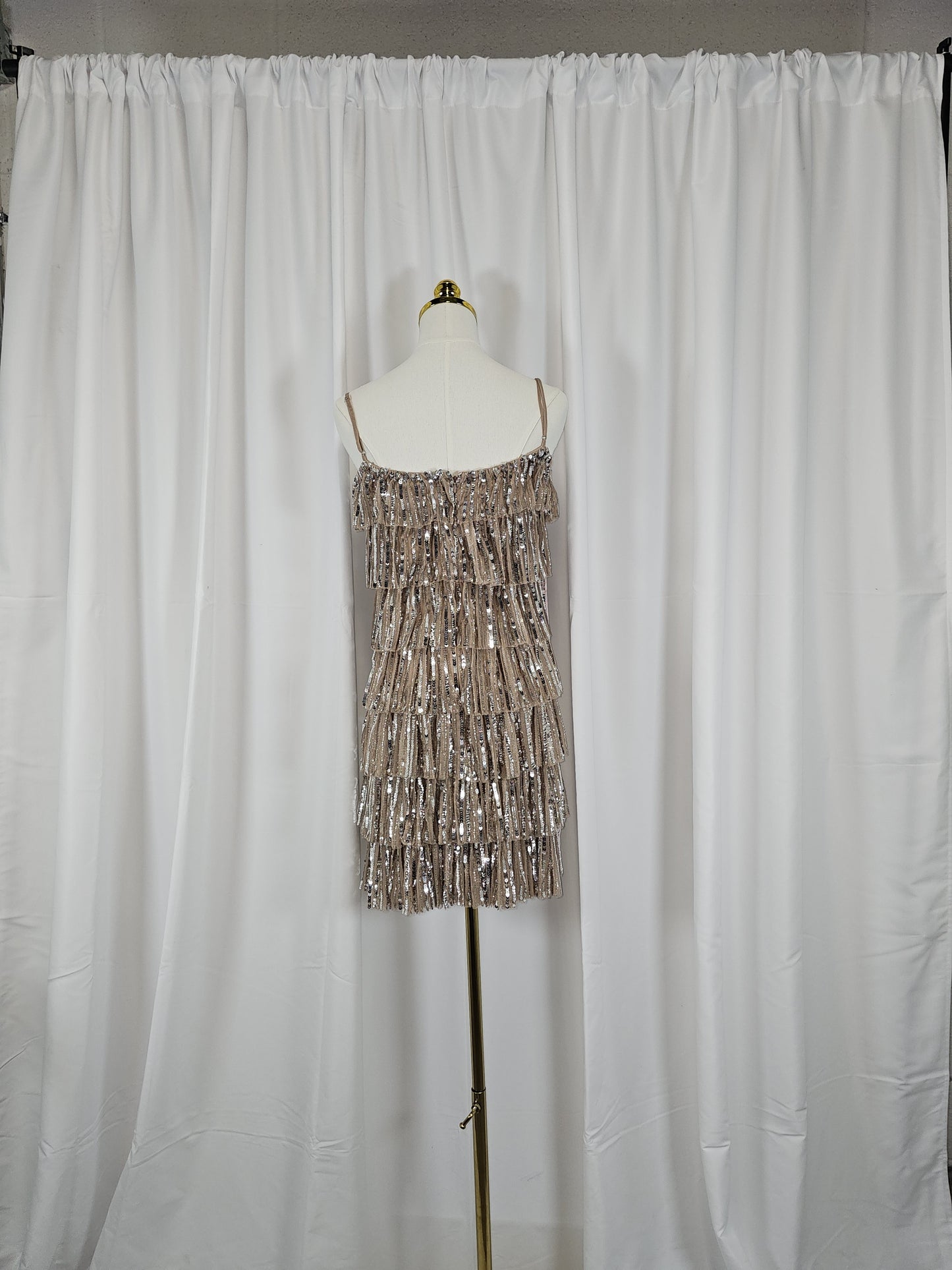 Glimmering Delight: The Perfect Party Fringe Dress