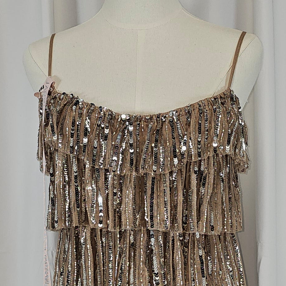 Glimmering Delight: The Perfect Party Fringe Dress