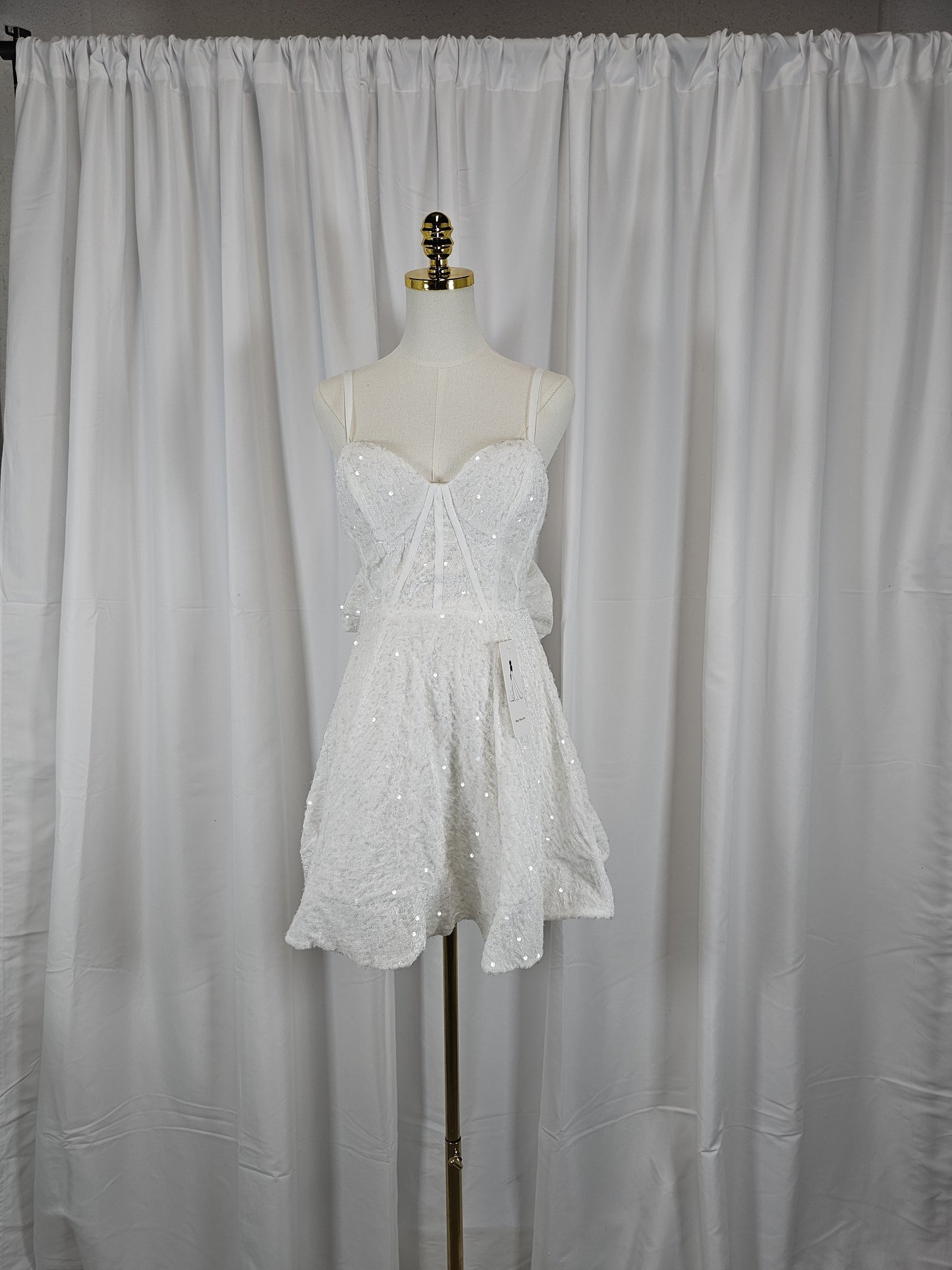 Sparkle & Shine: The Dazzling Little White Dress