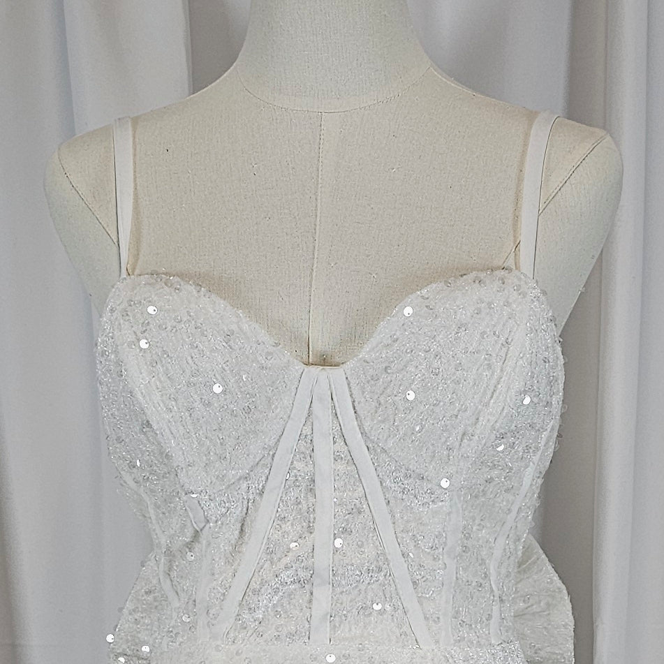 Sparkle & Shine: The Dazzling Little White Dress