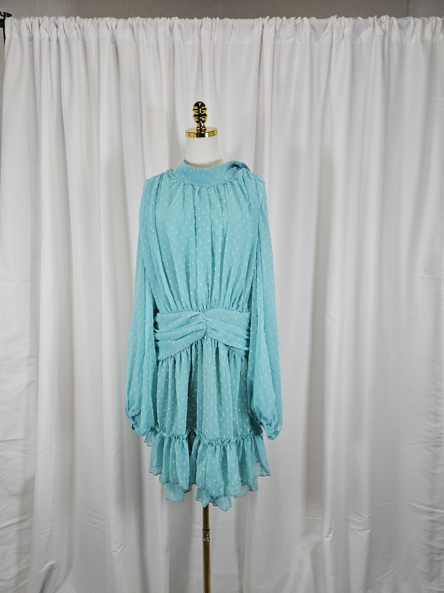 Breezy Blue Dot Delight Dress