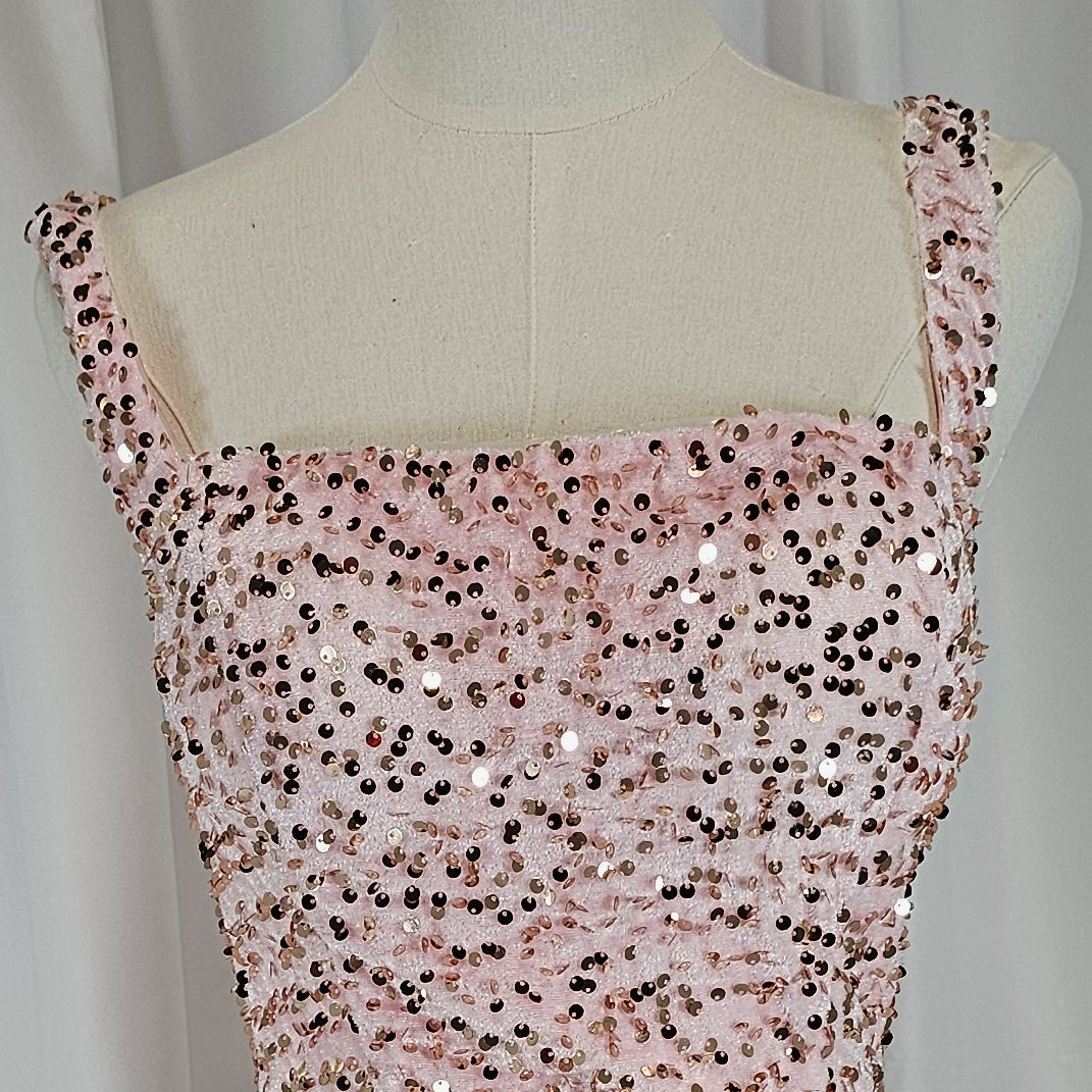 Bubbling Blush Bow-Tie Delight Dress