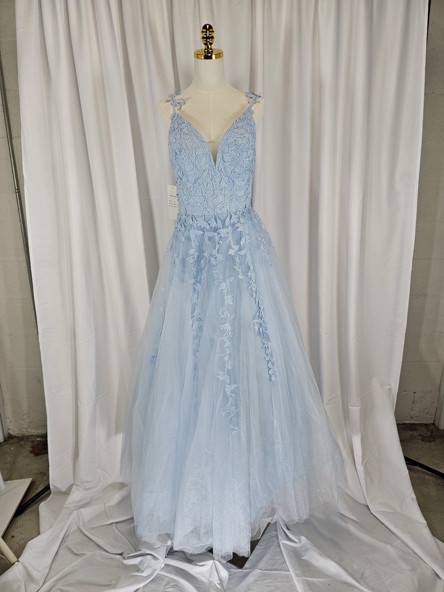 Sky-Blue Daydream Maxi Dress: Float into Style!