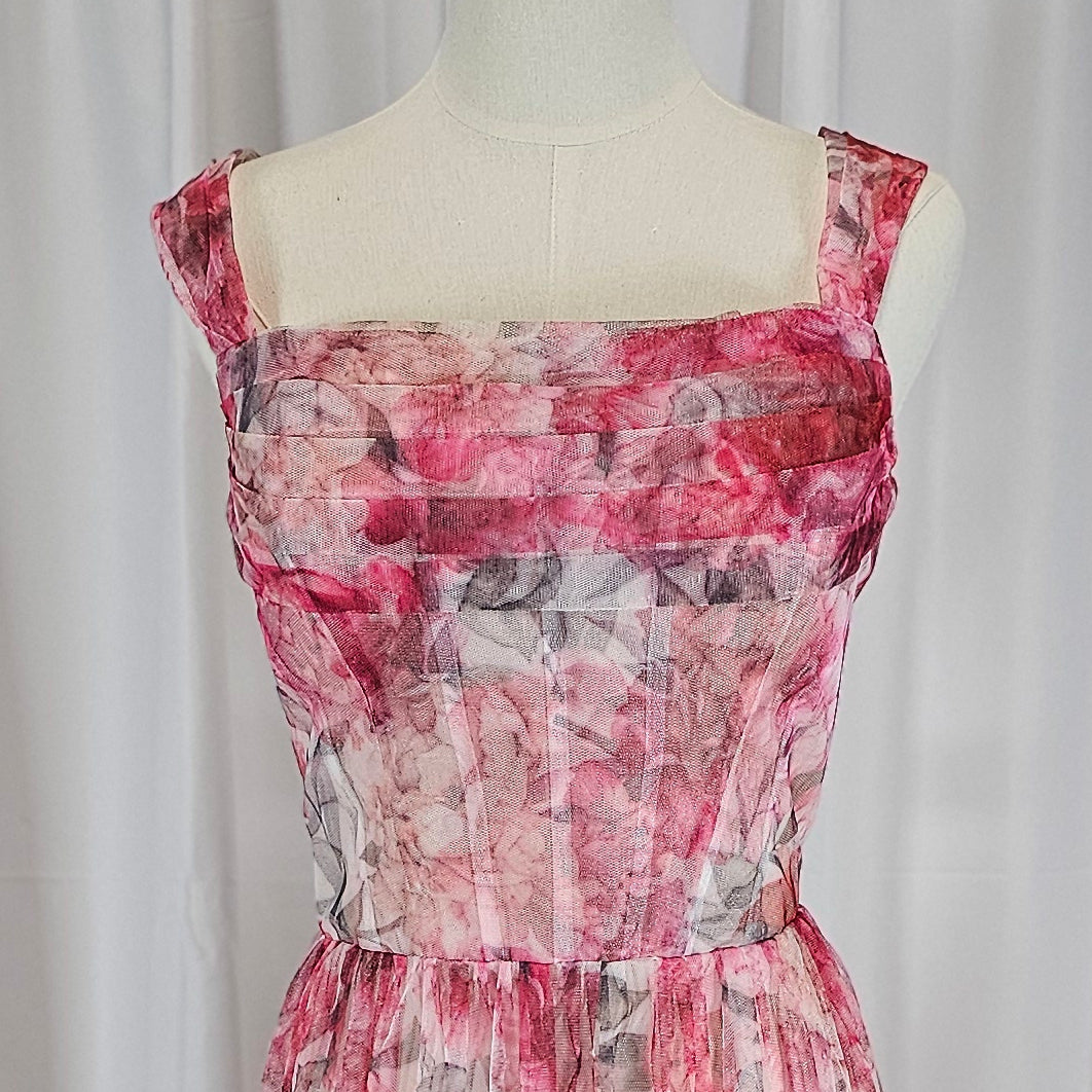 Petal-Powered Party Dress: A Flirty Floral Fantasy