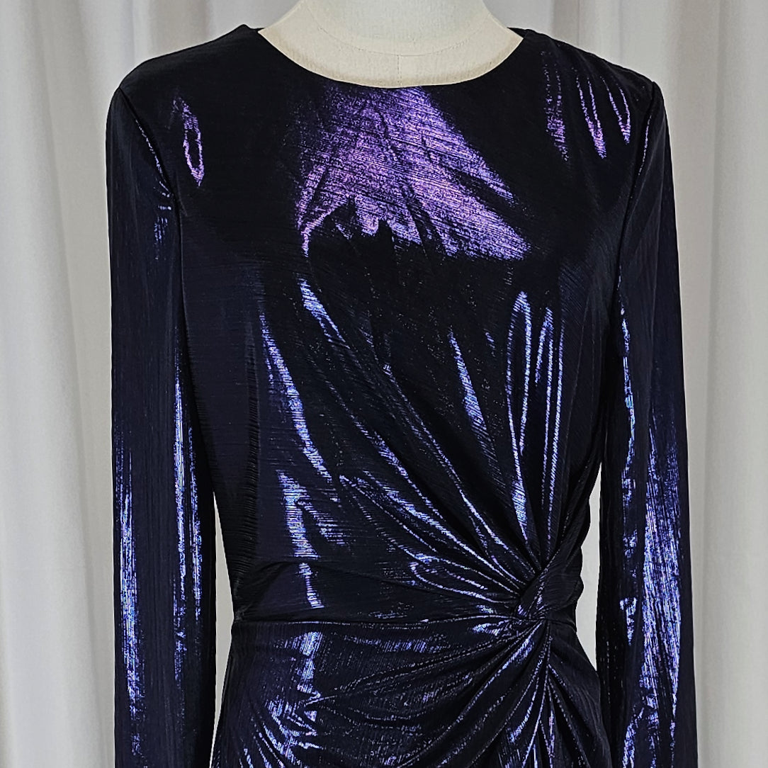 Luxe Turn-Up the Night Midi Dress: Shine Like the Stars!