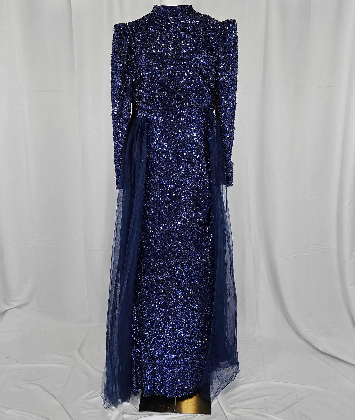 Dazzling Midnight Stardust Gown