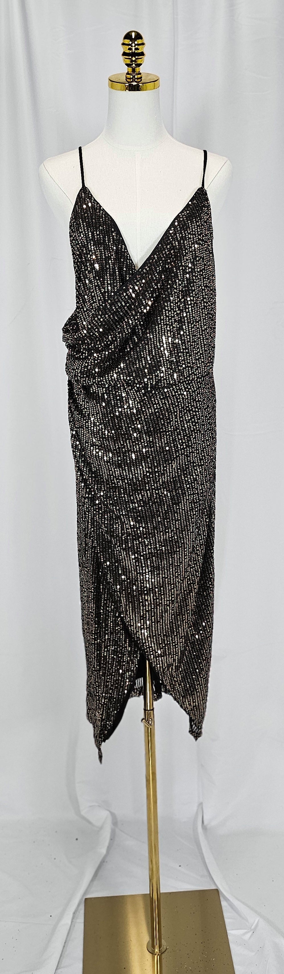 Shimmering Stardust Slip Dress: Shine Like the Cosmos