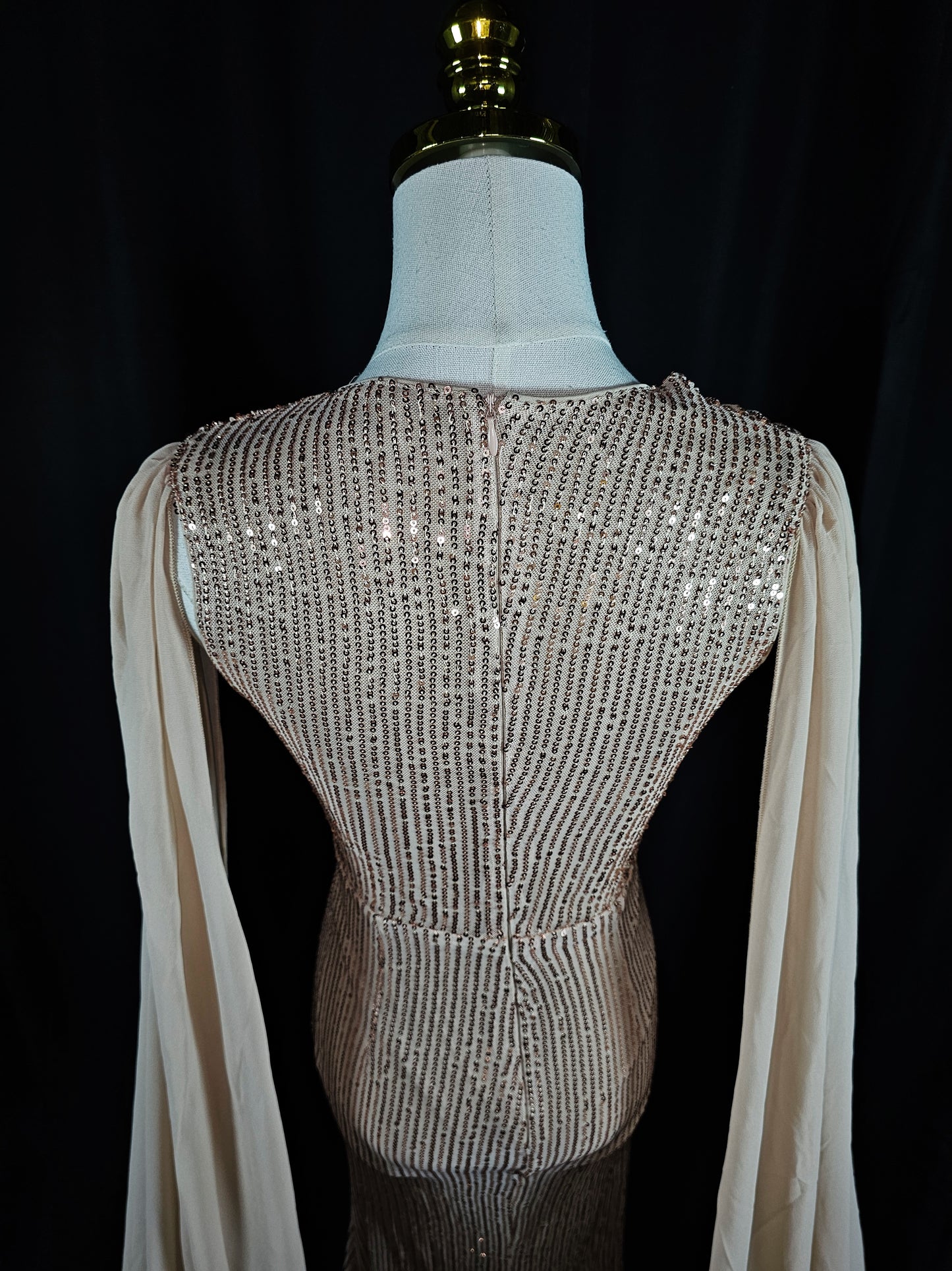 Glistening Goddess Evening Dress - Sparkle with Flair!